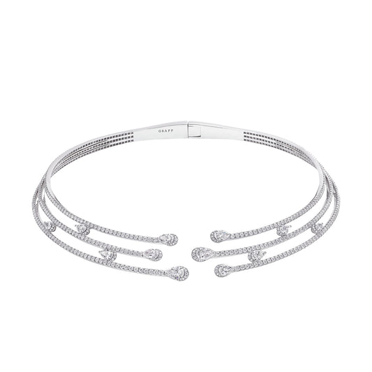 Duet Multi-strand Diamond Necklace