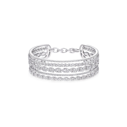 Graff Gateway Five Row Diamond Bangle